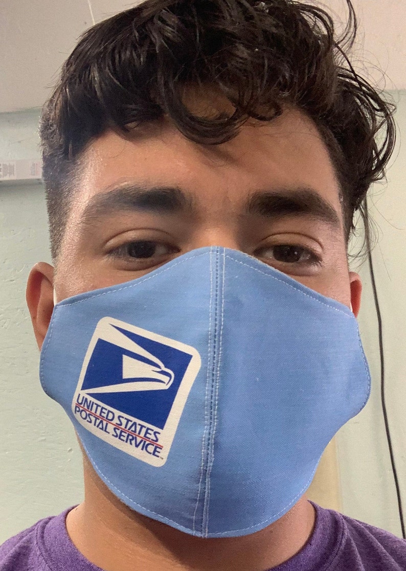 USPS Face Mask Etsy