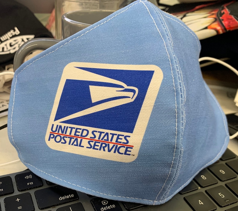 USPS Face Mask Etsy