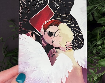 Ineffable Husbands Good Omens Print - A6 / Postcard sized