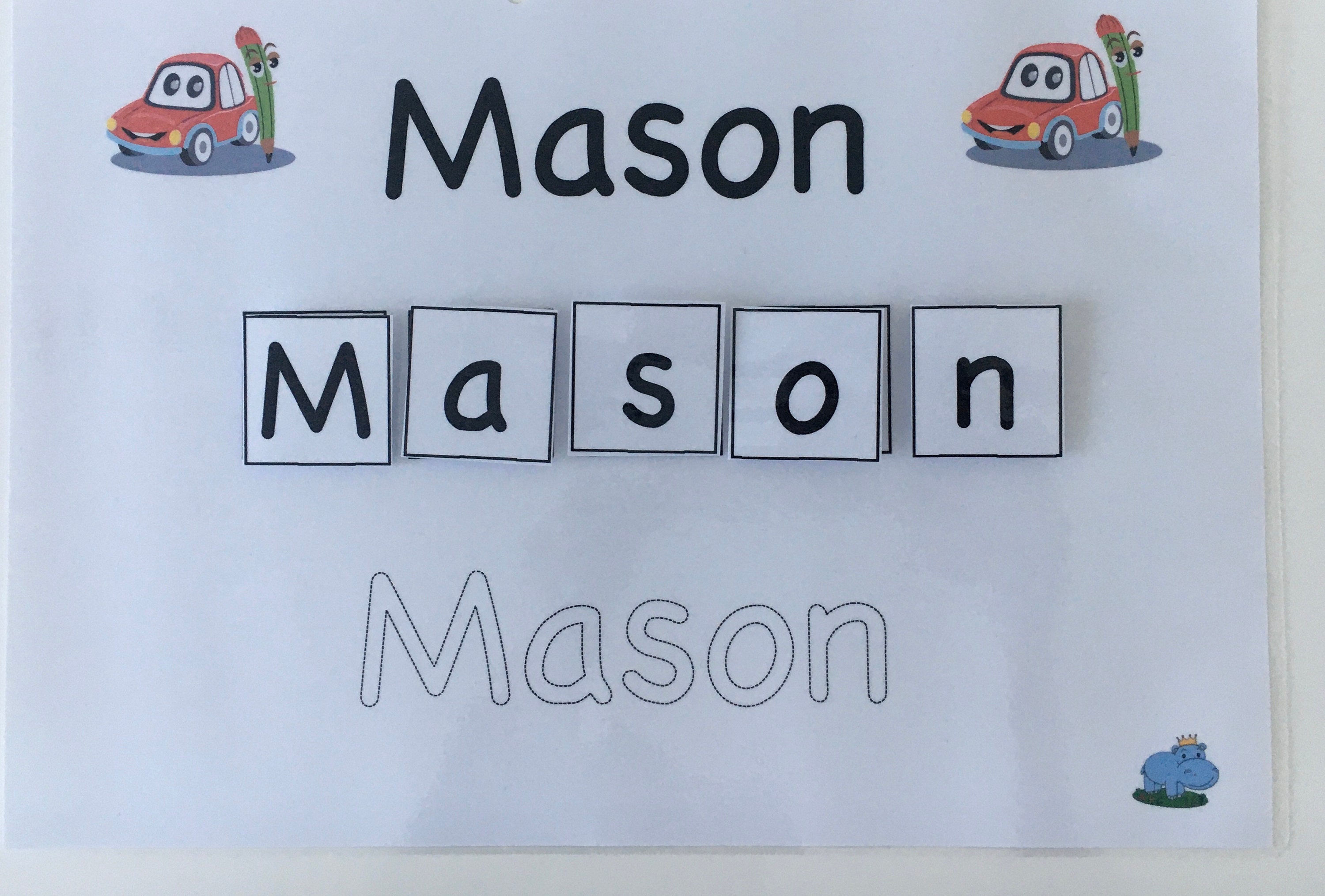 My name spells. My name spells