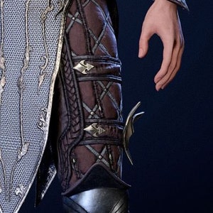 Baldur&#39;s Gate 3 BG3 Elven Chain Breastplate Armour +2 Legging Strap Insignia Decal Detail STL Digital File