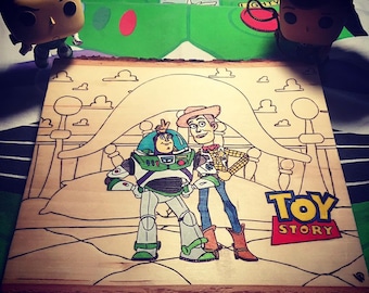Toy Story Woody y Buzz Art