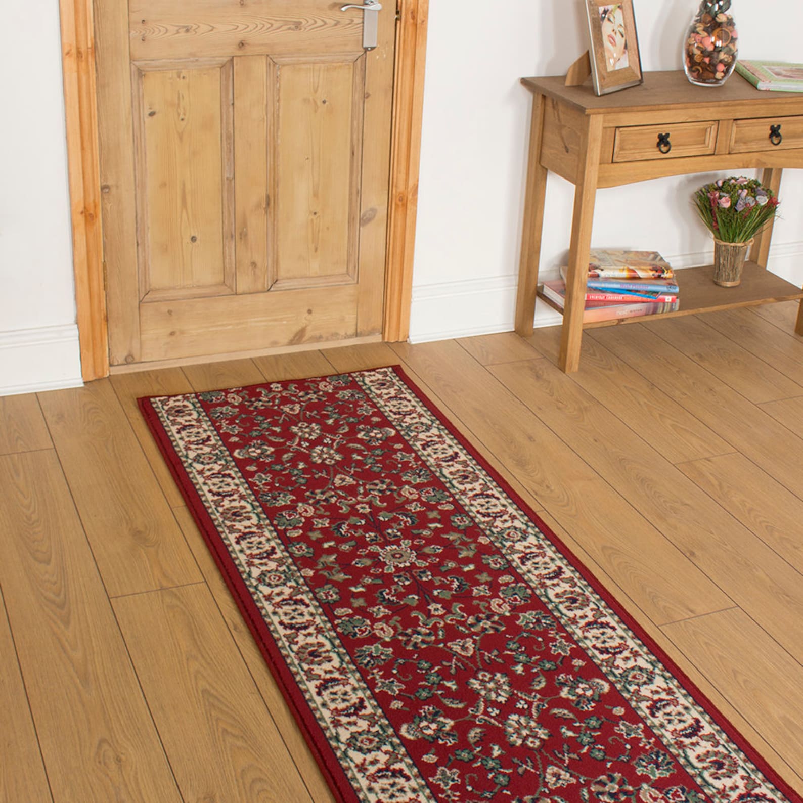 Persian Red Hallway Carpet Runner Etsy UK