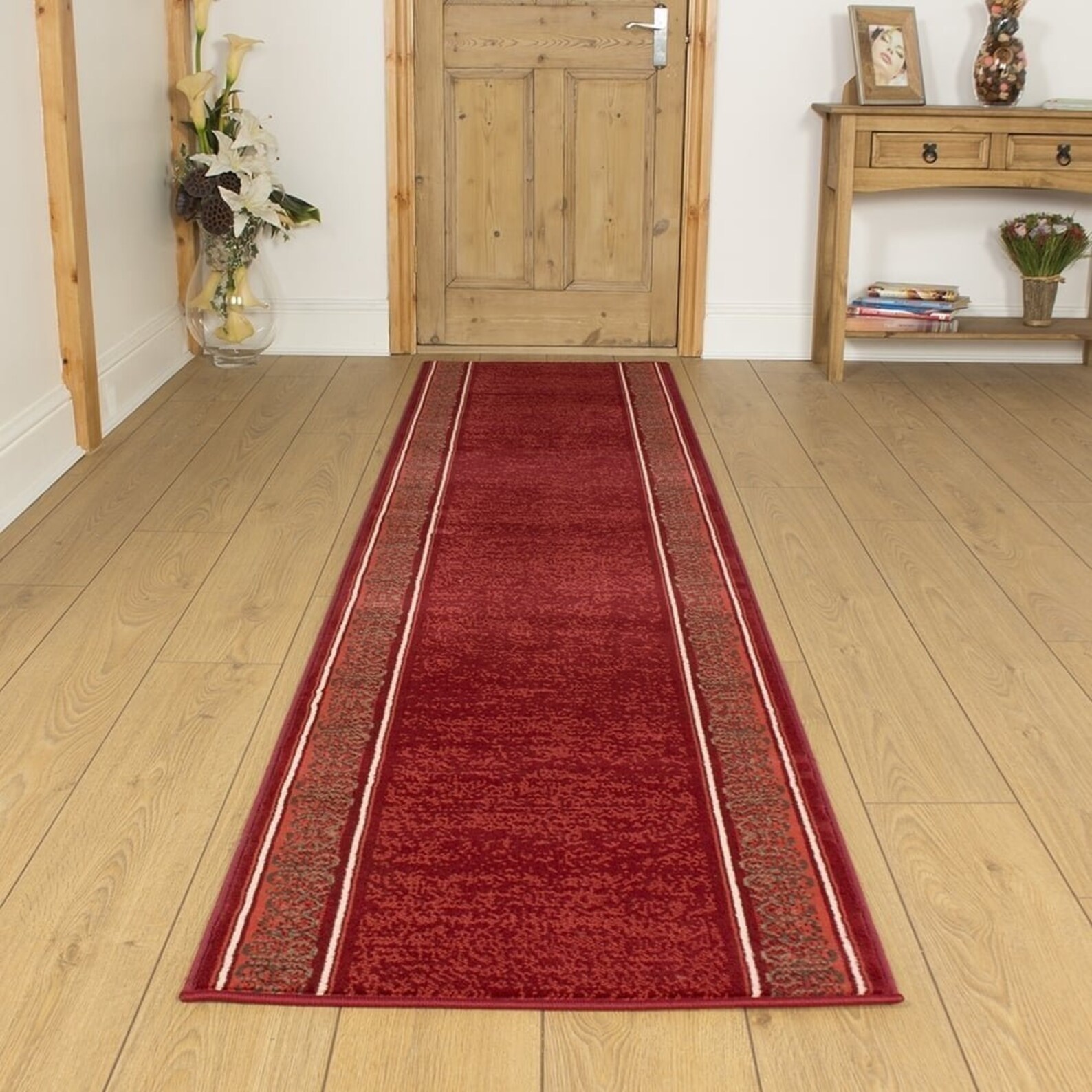 Tribal Red Hallway Carpet Runner Etsy