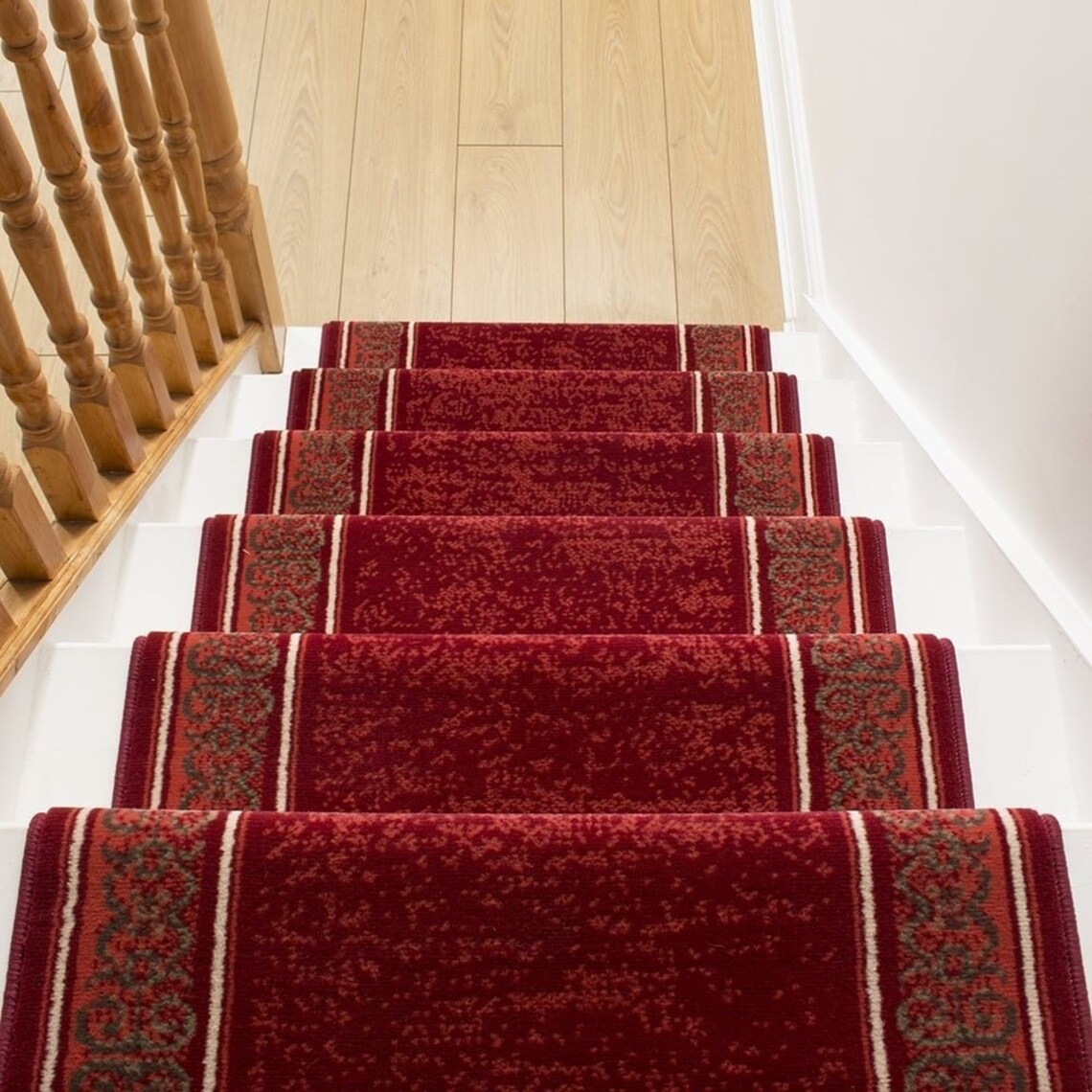 Tribal Red Stair Carpet Runner Etsy