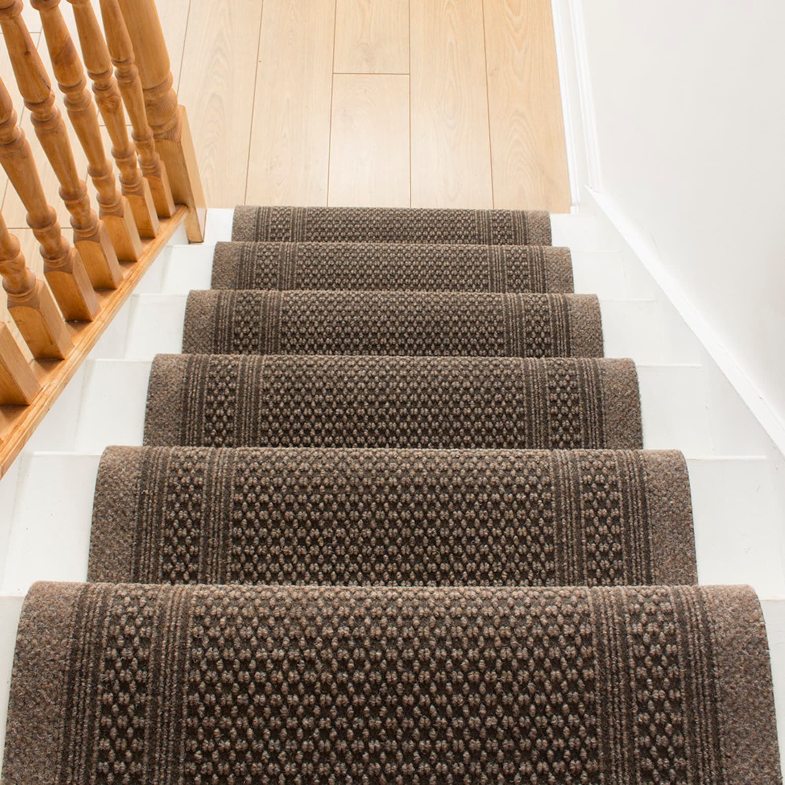 Aztec Light Brown Stair Carpet Runner Etsy