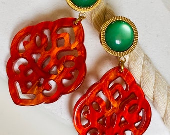 Ohrringe “Orange Luck”