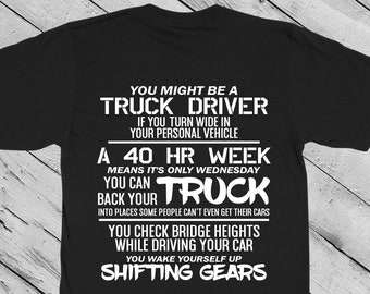 Truck Driver SVG , you might be a truck driver if svg , PNG , Digital Download, Sublimation Designs, Cutting File