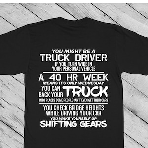 Chauffeur de camion SVG , vous pourriez être un chauffeur de camion si svg , PNG , Téléchargement numérique, Conceptions de sublimation, Fichier de coupe