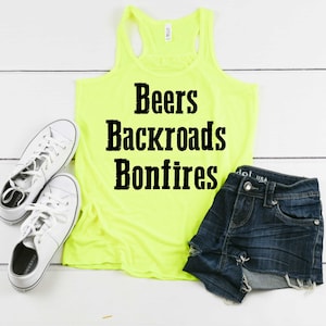 Beers Backroads Bonfires SVG PNG sublimation , cutting file. Beer Babe SVG , Humor beer shirts for women digital download Grunge beer svg