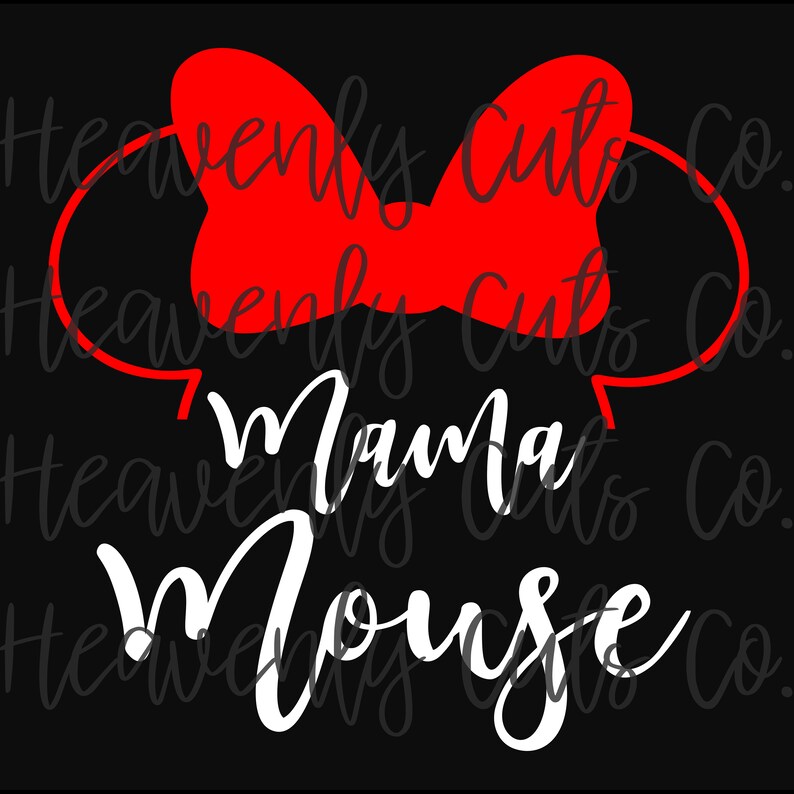Download Mama Mouse SVG Mini Mouse SVG mommy and me matching Dis ...