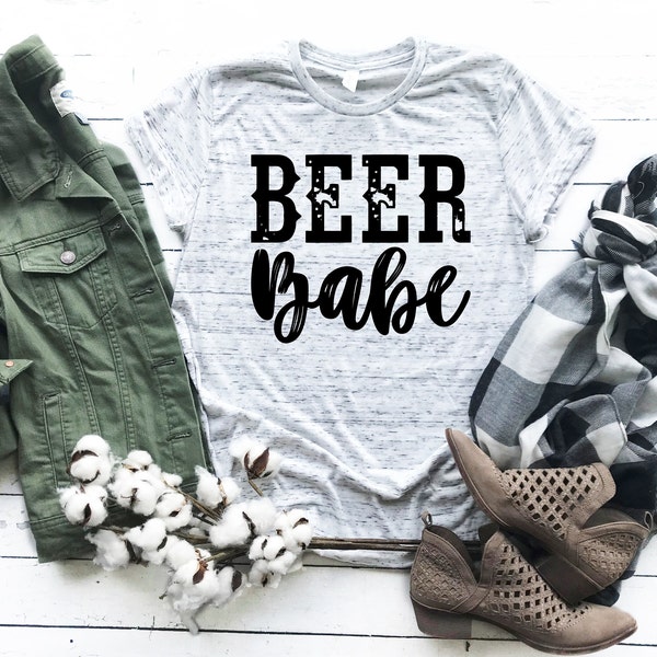 Beer Babe SVG Beer Babe Shirt cutting file , png sublimation digital download , Graphic Tee svg  , Beer Shirt for women svg