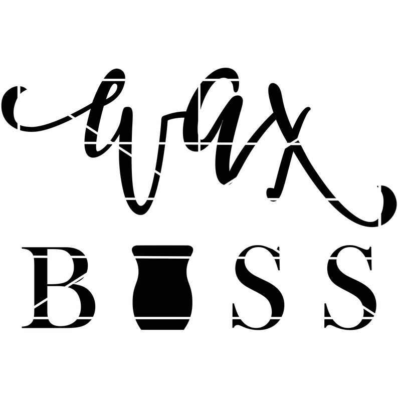 Wax Boss SVG for cutting machines . Wax Boss PNG sublimation Etsy