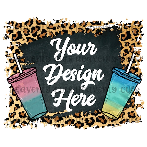 Loaded Tea Blank Clipart PNG , Herbalife Loaded Tea Sublimation Design , add your own customization png