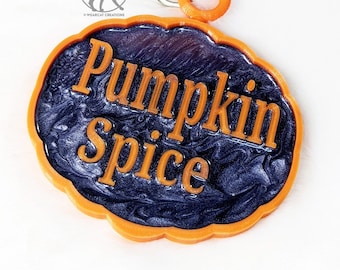 Pumpkin XL Fursuit Dog Tag - Resin/3D Print, Costume accessory