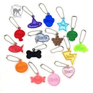 Keychain or ID Tags customizable, Costumes, Cosplay, Pet Play, Fursuits image 1