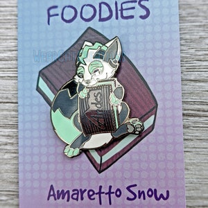 Enamel Fursona Pin Foodie, Candy, Mint, Furry, Fox image 6