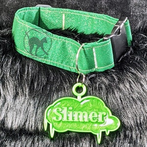 Slime XL Fursuit Dog Tag Resin/3D Print, Costume accessory image 2