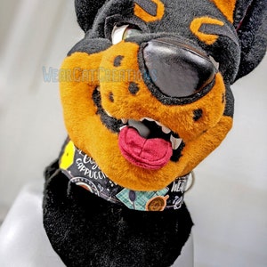 MADE TO ORDER Collar 2 wide xl size for fursuit, pet play, puppy play, fursuit prop, kitten play, cosplay image 9