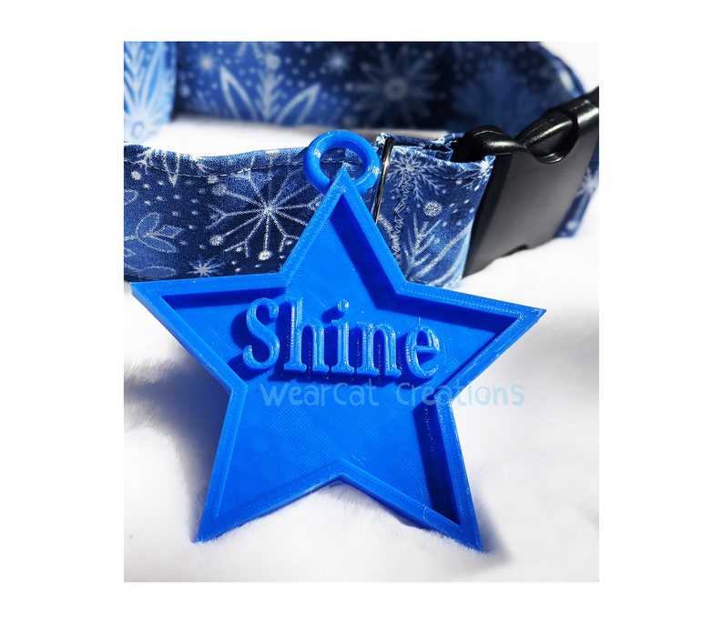 Star XL Fursuit Dog Tag Resin/3D Print, Costume accessory image 2