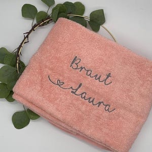 Personalized Bath Towel | High-quality towel with embroidered name | Unique gift for him & her image 11