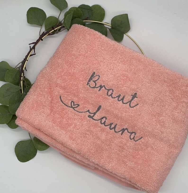 Personalized Bath Towel | High-quality towel with embroidered name | Unique gift for him & her image 11