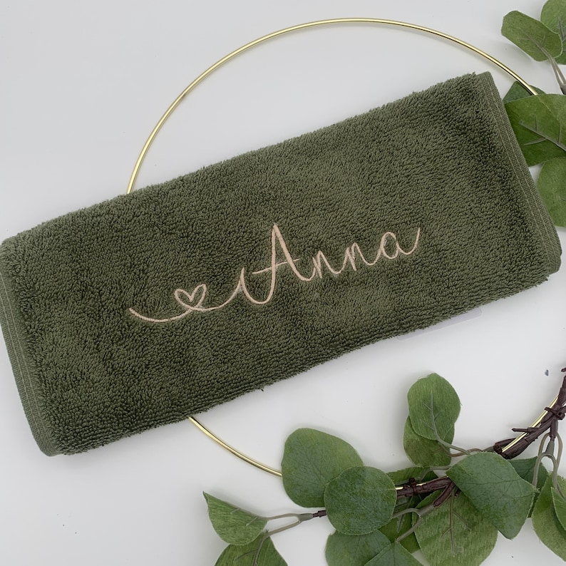 Personalized Bath Towel | High-quality towel with embroidered name | Unique gift for him & her image 14