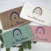 Rainbow towel with name, kita gift personalized, kindergarten, decoration bathroom, children & adults 