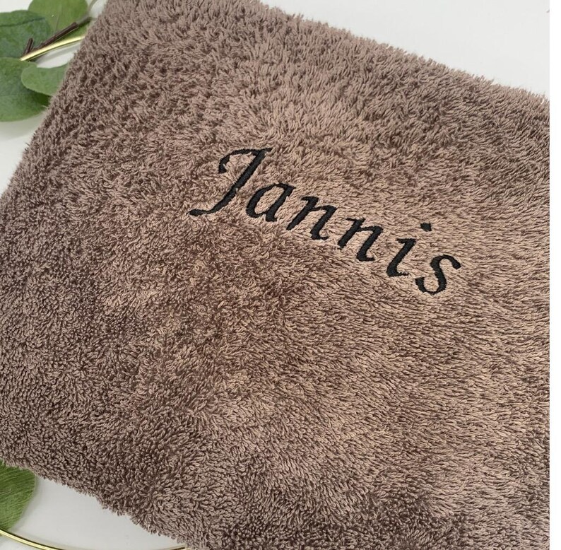 Personalized Bath Towel | High-quality towel with embroidered name | Unique gift for him & her image 12