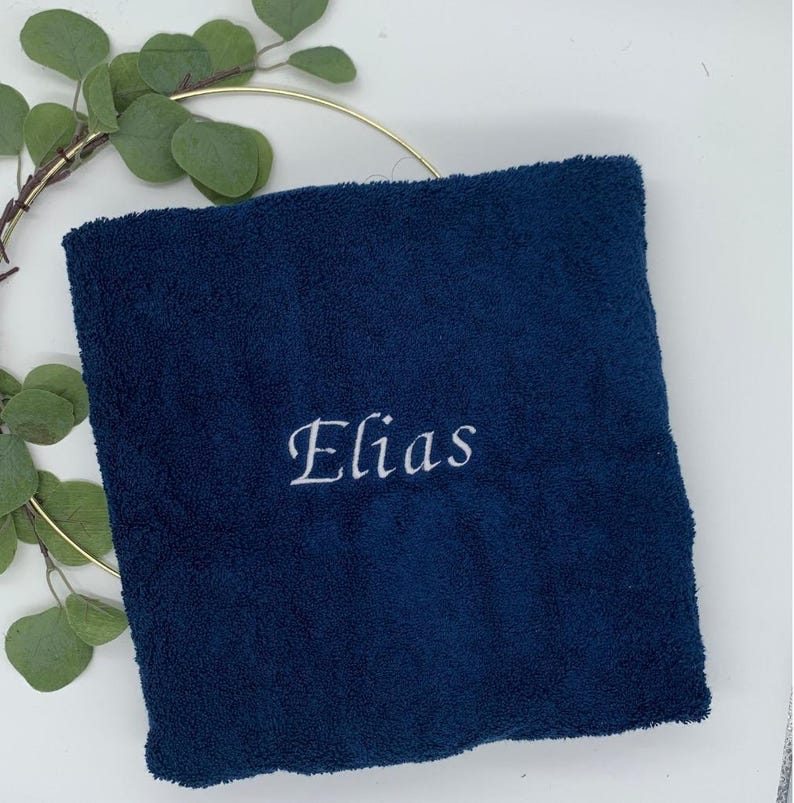 Personalized Bath Towel | High-quality towel with embroidered name | Unique gift for him & her image 10