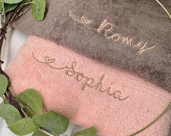 Badehandtuch mit Name, Geschenk personalisiert, Geschenk Ostern personalisiert