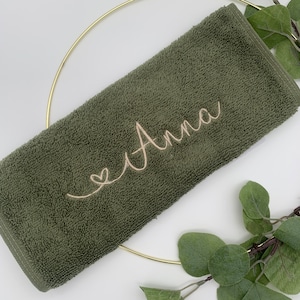 Duschtuch mit Name, Geschenk personalisiert, Badetuch personalisiert Bild 9