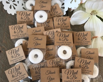 Boho Set of 12 Personalized Yellow Mint Favors Burgundy and Pink Accents Bridal Shower Mint Tin Favors Orange Wedding Favors