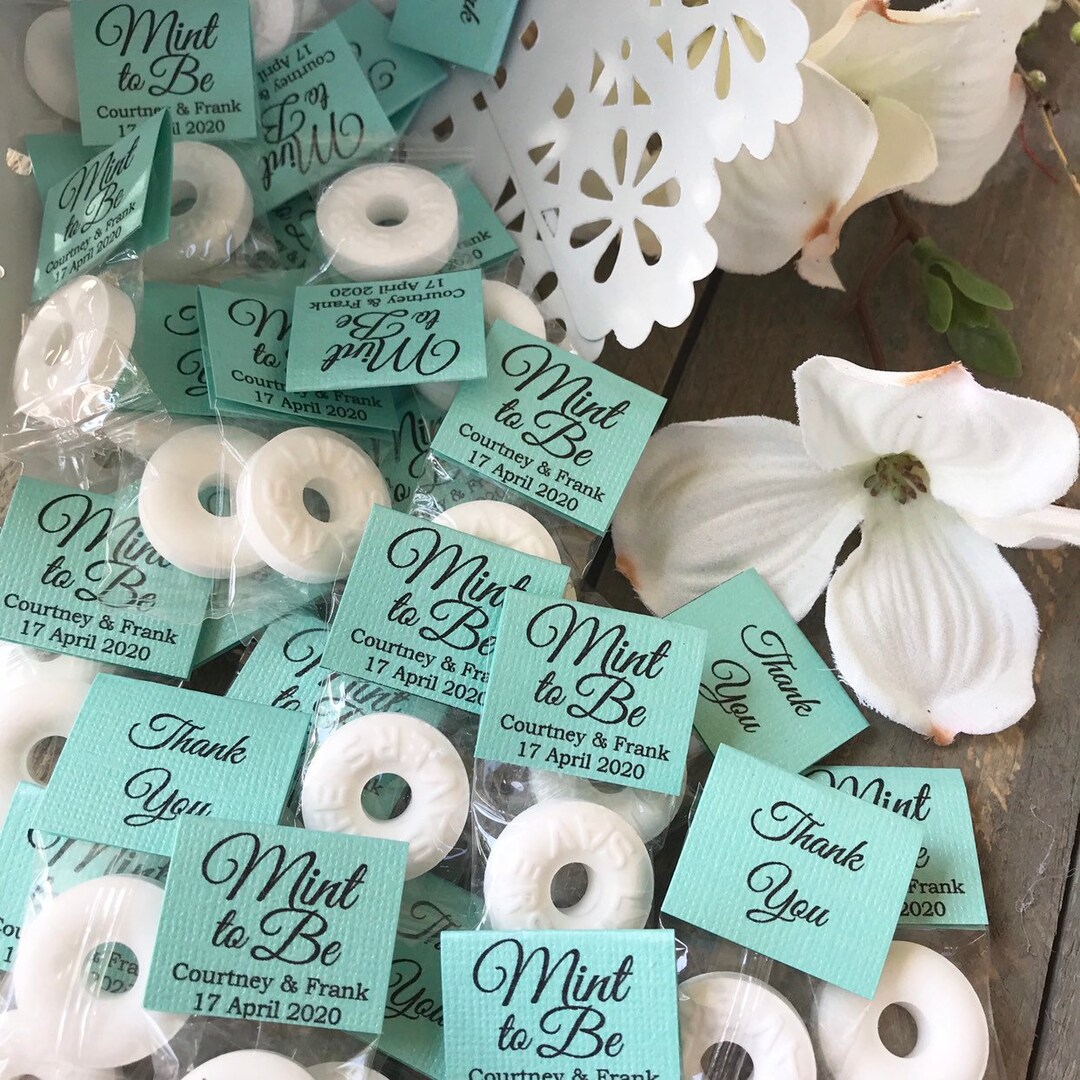 Shimmer Mint to Be Favors, Wedding Favors, Bridal Shower Favors, Party ...