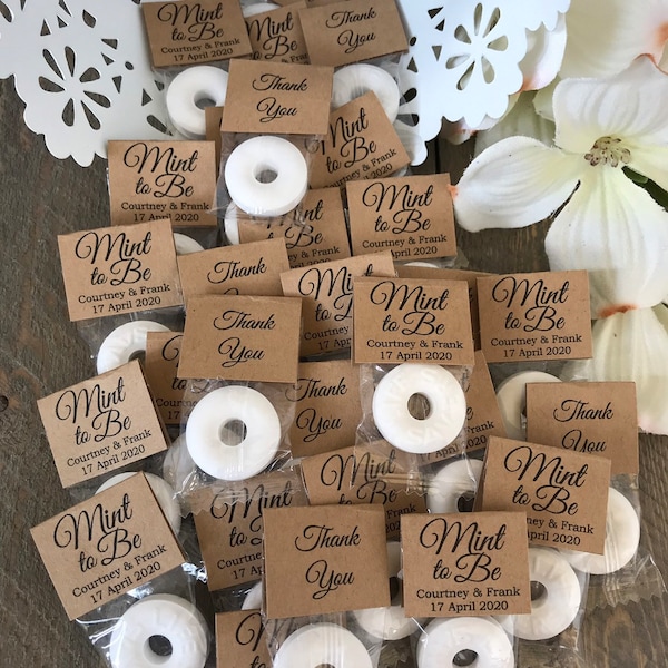 Mint to Be Favors, Wedding Favors, Bridal Shower Favors, Party Favors, Mint Favors, Personalized Wedding Favors, Mint to Be Favors