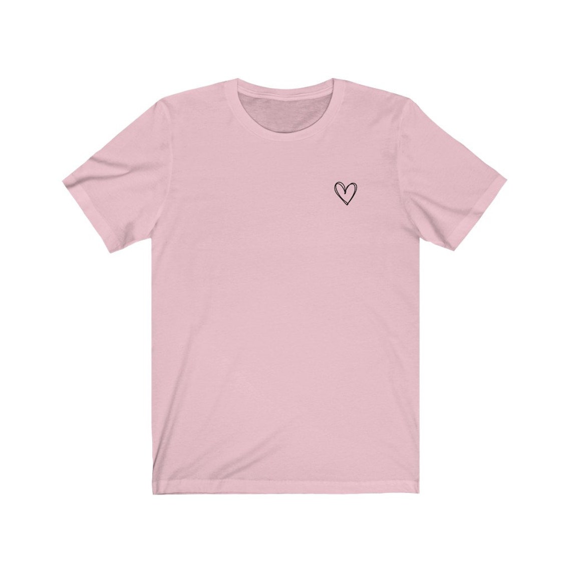 Heart Shirt Women Tshirt With Heart Women Tshirt Little | Etsy