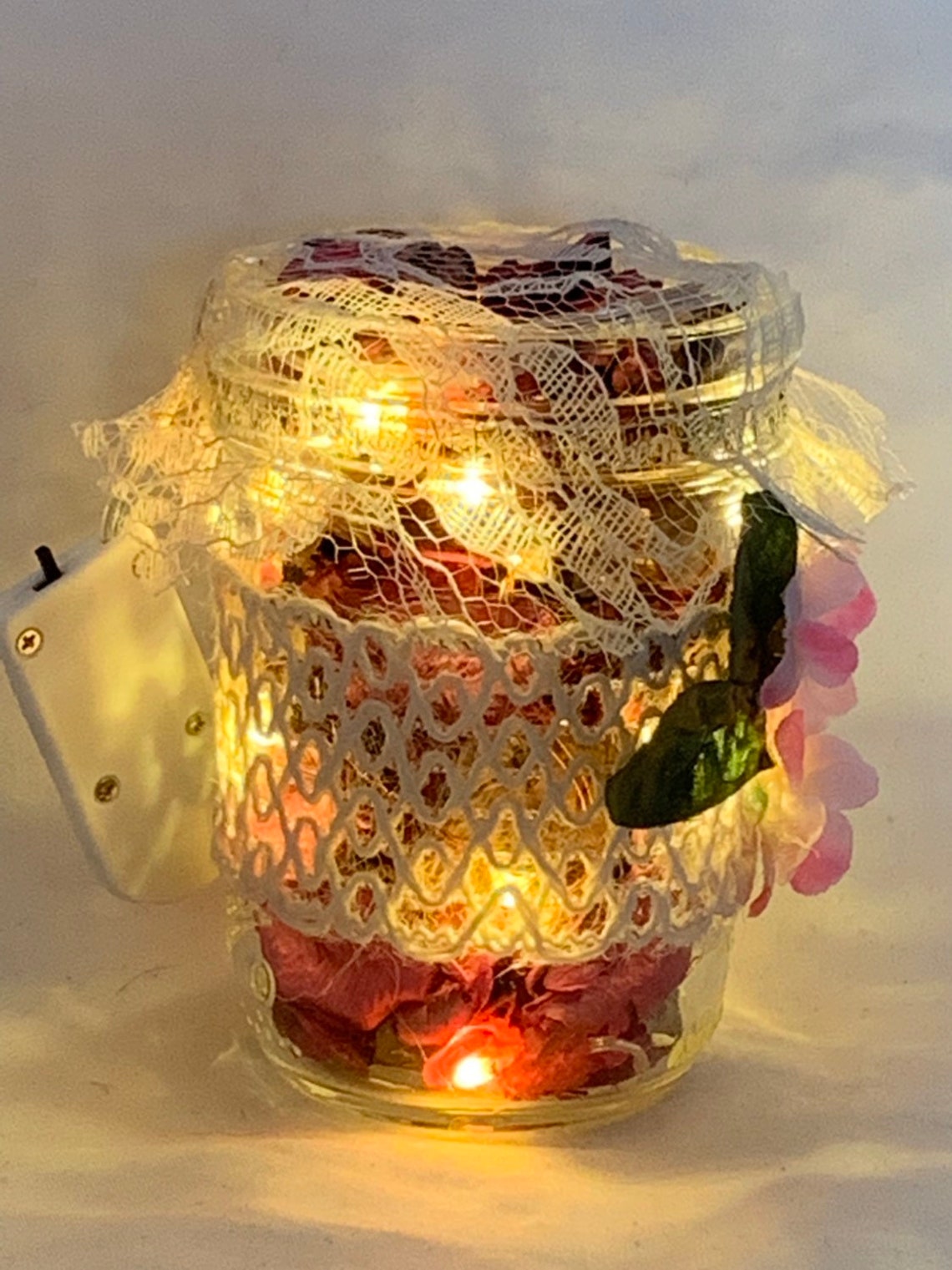 Lighted Potpourri Jar Etsy
