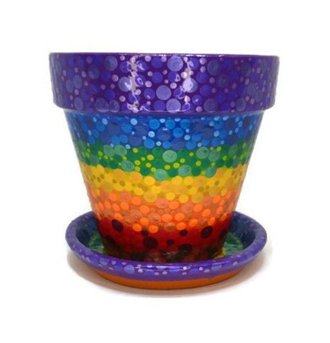 Decorative Terra-cotta Planter (Holds 6