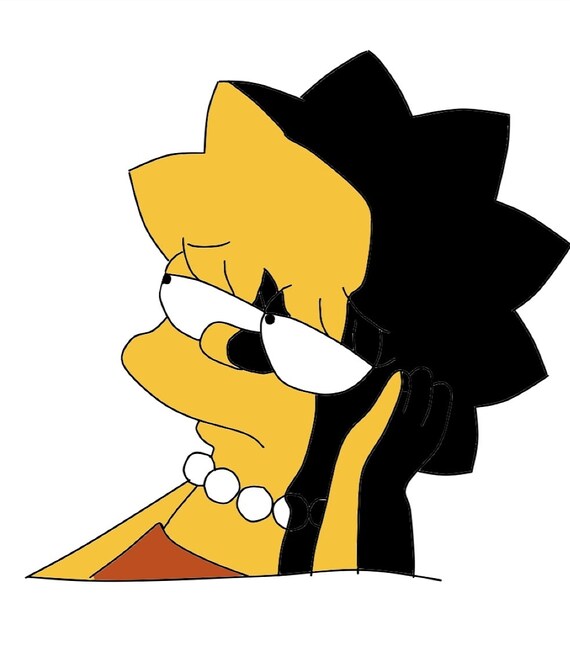 Traurige Lisa Simpson Etsy