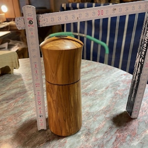 olive wood pepper mill