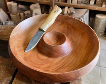 Apple tree bowl (turned slightly eccentric)