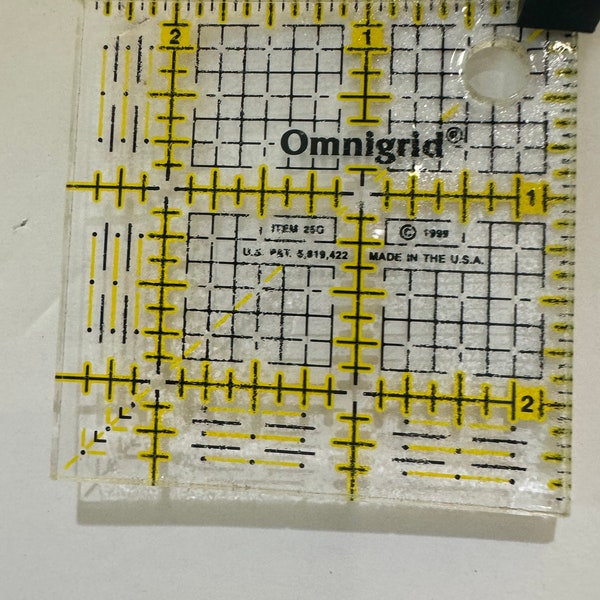 Omnigrid 2 1/2 inch Square ruler