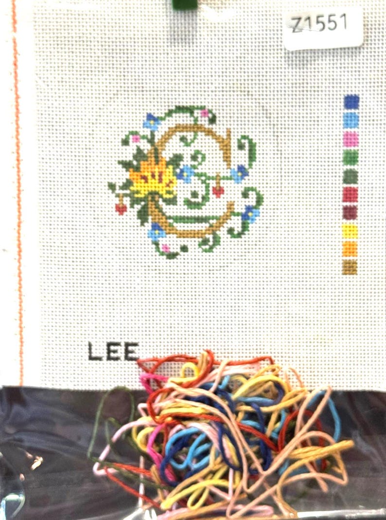 Hand Painted Needlepoint Kit: Butterfly & Flowers, Silk Thread - Etsy