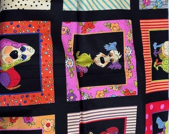 Dog Fabric, Jelly Rolls and King Quilt Kit