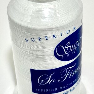 Superior Threads, so Fine, 50 WT Polyester - Etsy
