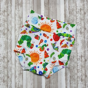 Caterpillar Bummies,  0/3mo, 3/6mo, 6/9mo, 9/12mo, 12/18mo, 18/24mo 3T, 4T,  Bloomers, Baby Shower Gift, Birthday party, foodie, smash cake