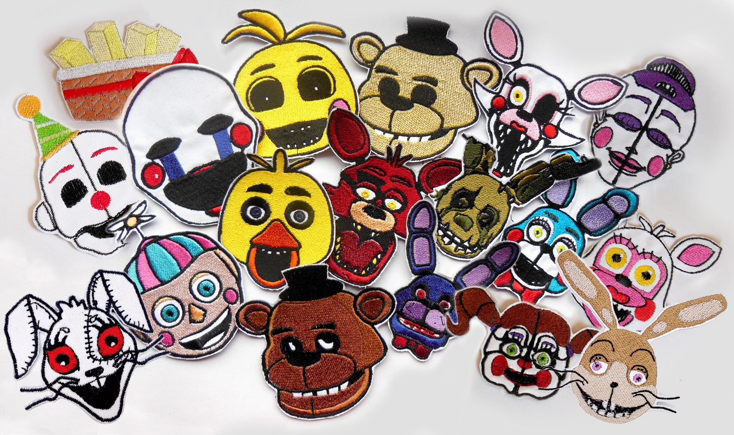 Cheap Fnaf Ucn Fredbear Ultimate Custom Night Five Nights At Freddy's 4  Iron-on Transfers For Clothing Tshirt Bag Heat Transfer Stickers Iron On  Patches