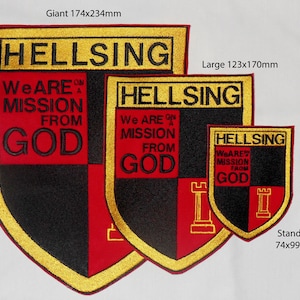 Hellsing Embroidered Patch for Cosplay - Based on the Anime / Manga ...