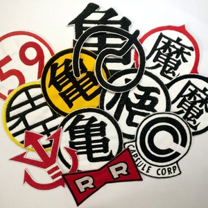 Dragonball Z, Kai & Super geborduurde cosplay-patches