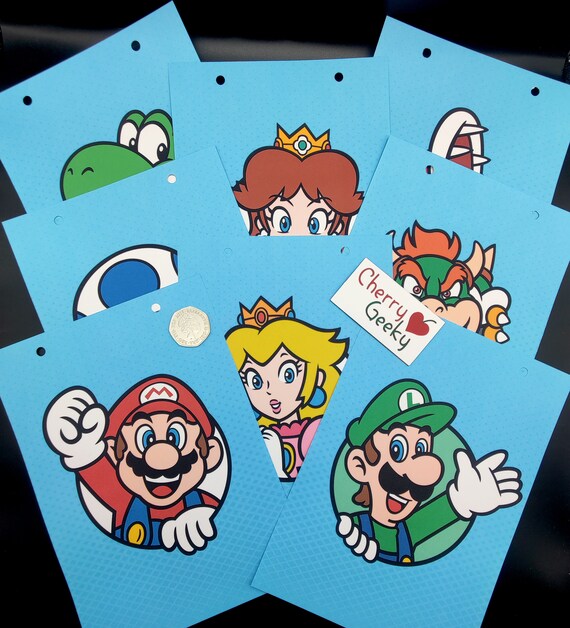 Striscione Compleanno Super Mario - Ghirlanda Decorativa Per Feste A Tema - Foto 4